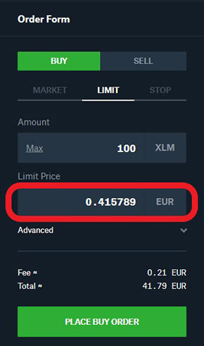 coinbase place buy order